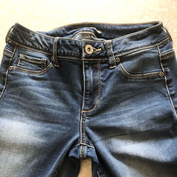 maurice’s skinny jeans size xs regular dark denim fall - Picture 3 of 7